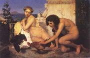 Jean Leon Gerome The Cock Fight France oil painting reproduction